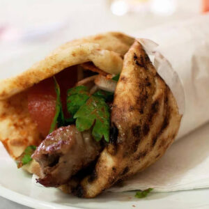 Shish kabob wrap